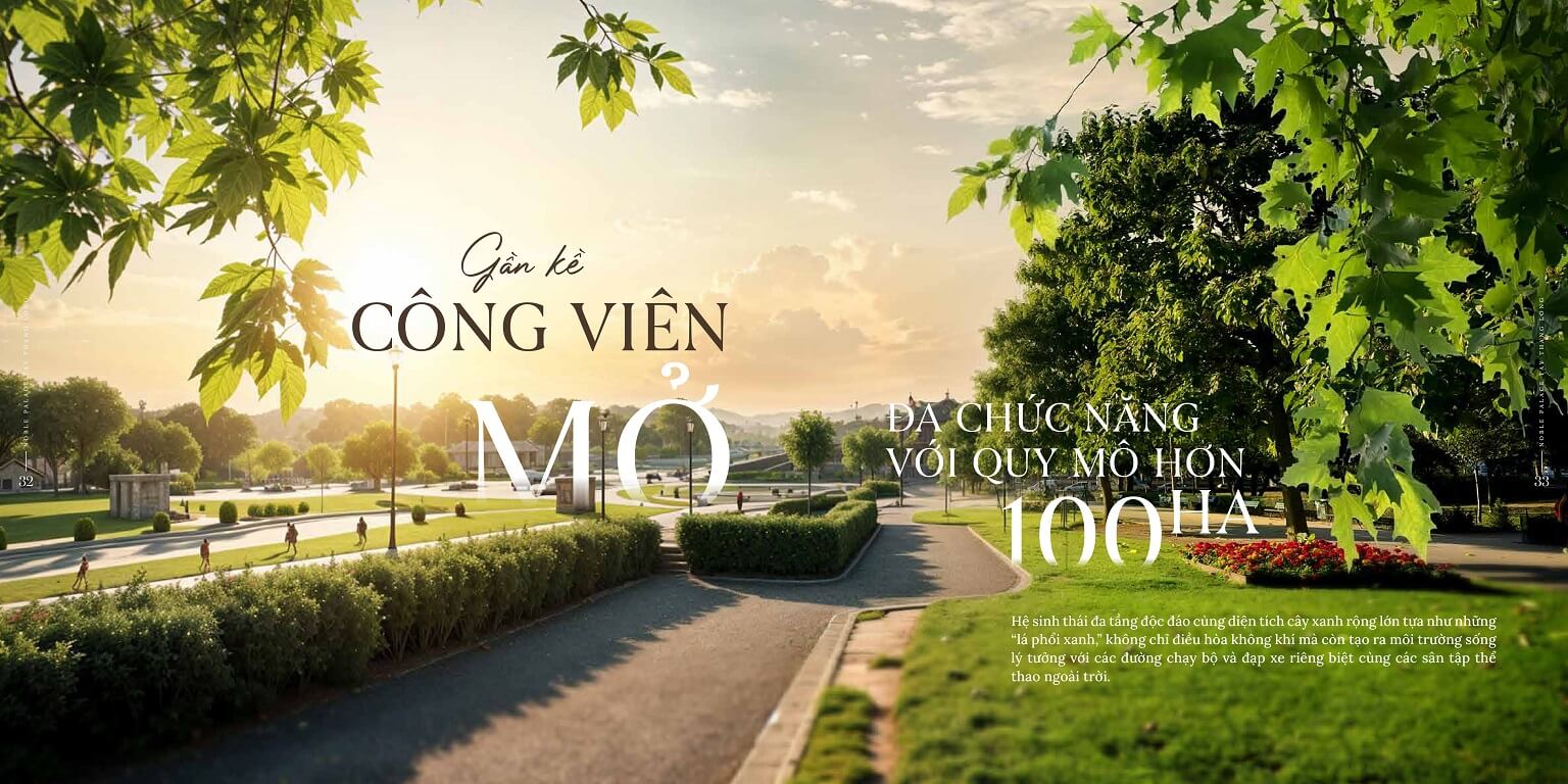 công viên đa chức năng 100ha gần dự án noble palace tây thăng long