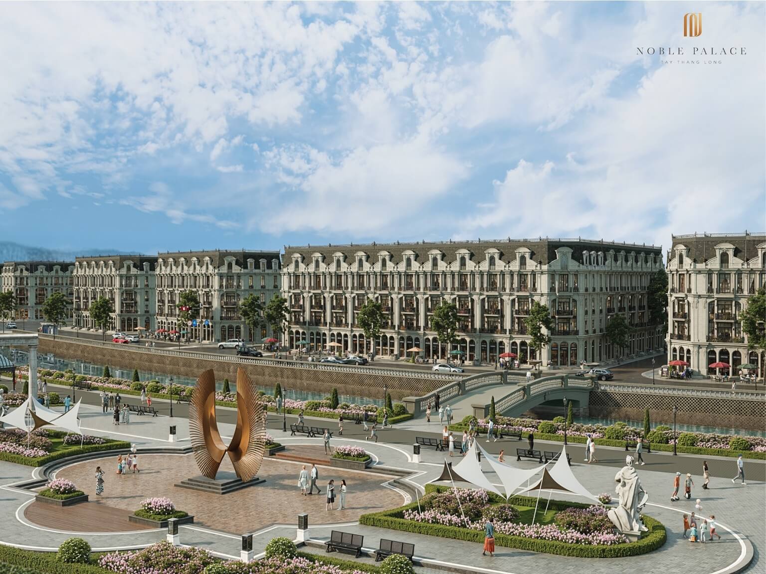 Bảng giá Noble Palace Tây Thăng Long: Có thực sự “đắt sắt ra miếng”? 5 Noble Palace Tây Thăng Long - Dự án thấp tầng Hàng Hiệu đầu tiên tại Hà Nội